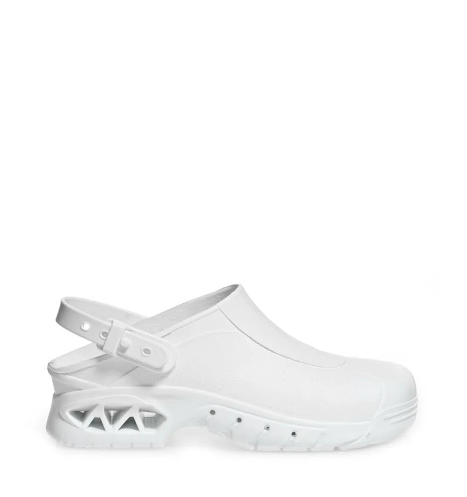 ABEBA 9600 AUTOKLAVIERBARE CLOGS Verstopfen, OB, A, E, SRC, Weiß, Größe 44