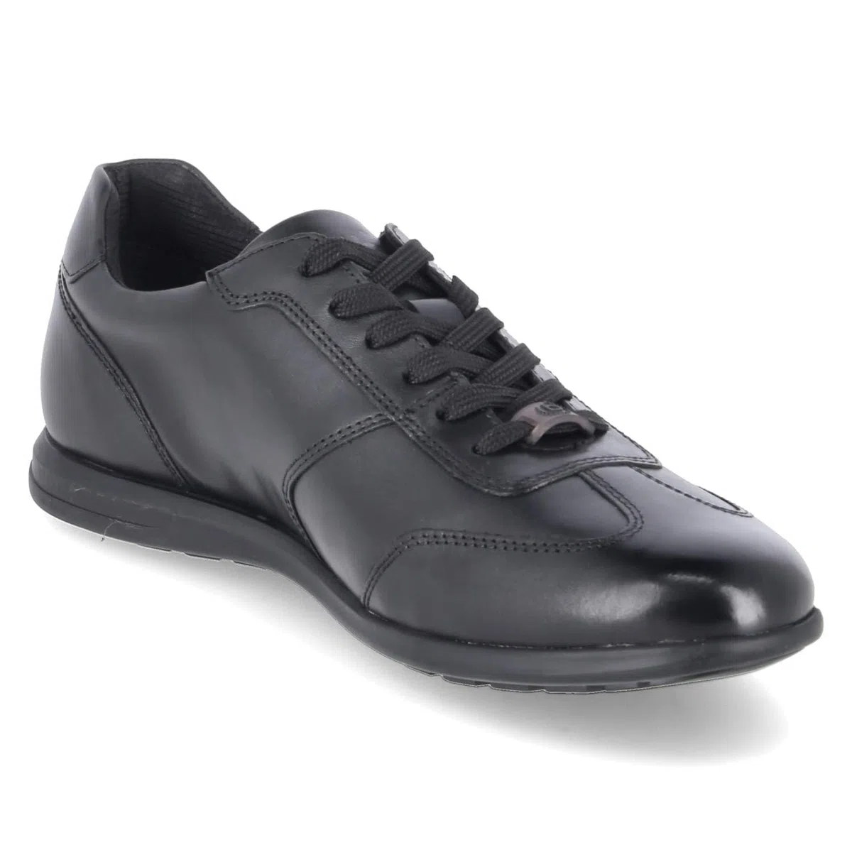Bugatti 311A9Q144000-1000 Schnürhalbschuh Glattleder Herren in schwarz