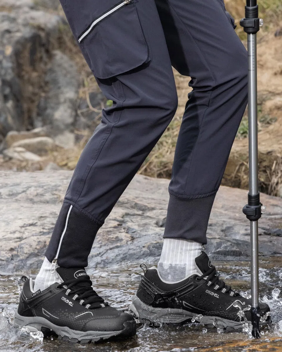 LANGDU Wanderschuhe Herren Damen Wasserdicht Wanderschuhe Leicht Trekkingschuhe Wanderstiefel Atmungsaktiv Outdoorschuhe 38-46EU