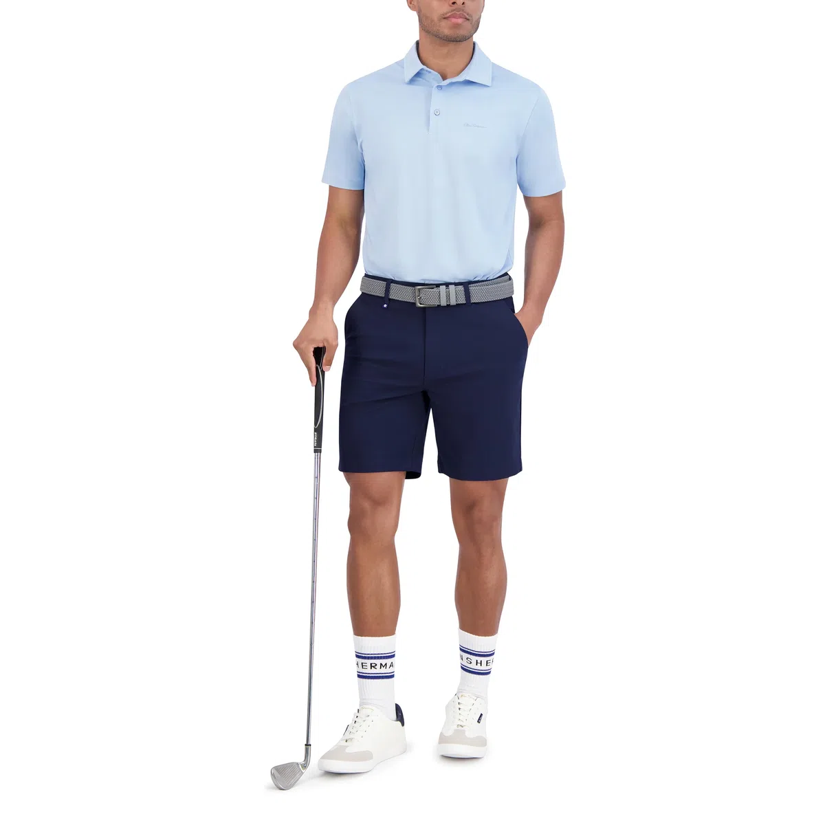 Ben Sherman Herren Solid Air Pique Short Sleeve Sports Fit Polo Top Kurzärmliges Poloshirt aus solidem Air-Piqué, Sport-Passform (1er Pack)