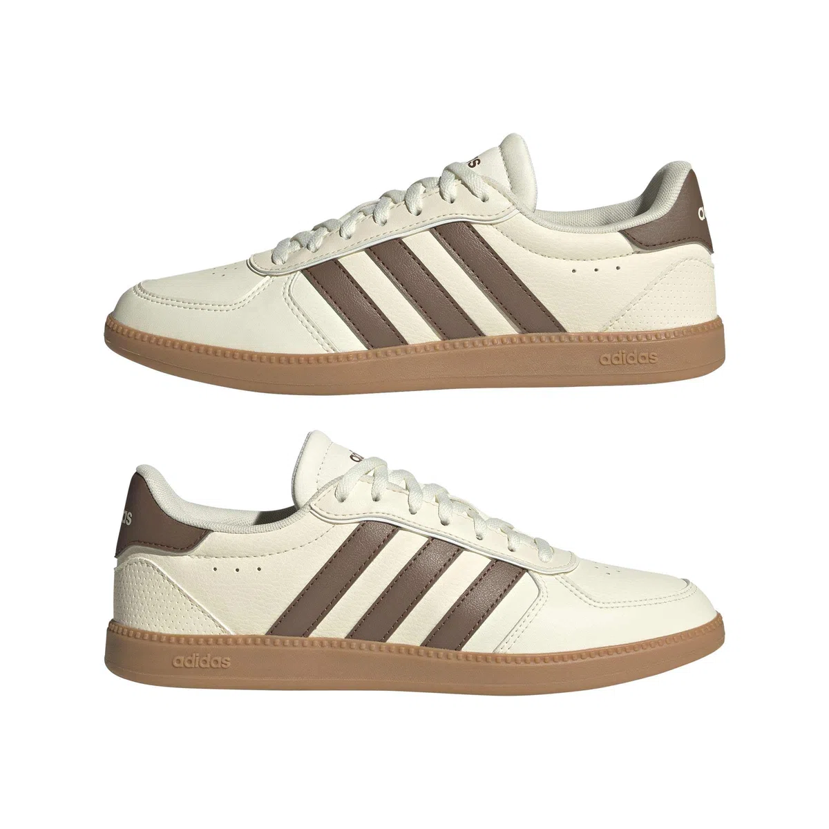 adidas Damen Breaknet Sleek Shoes, Cream White/preloved brown/GUM10, 39 1/3 EU