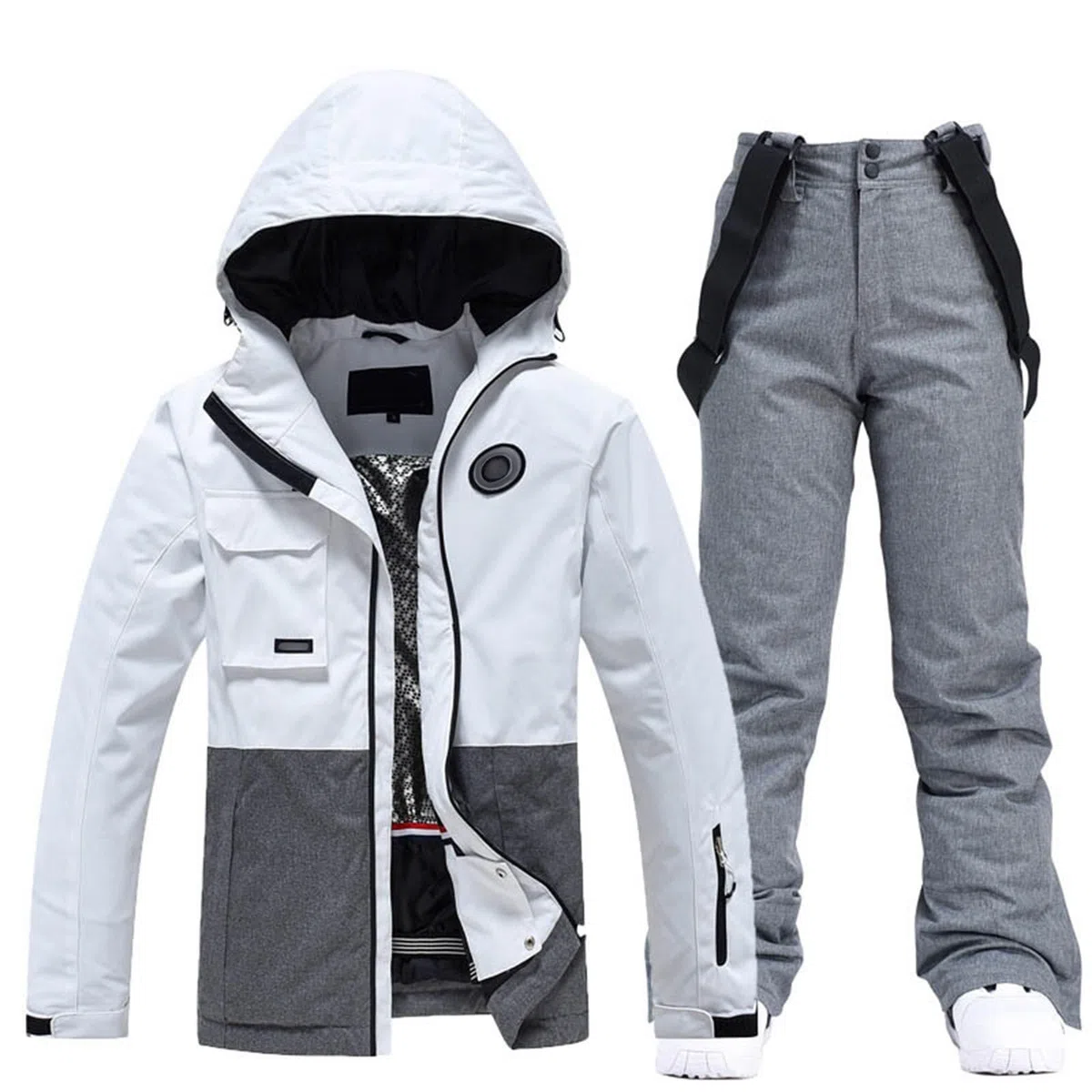 Skijacke Damen Schneeanzug Damen Ski Schneeanzug 2 Teilig Set Skibekleidung Skianzug 158 Snowboard Jacke Skier Thermoanzug Angeln Winteroverall Winter Winterjacke Wasserdicht Erwachsene Warm