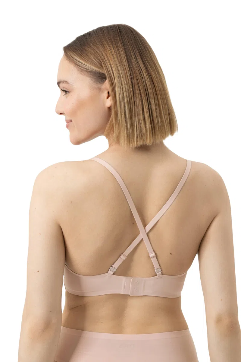 Mey Damen Triangle-BH: Bralette-Form, Bügellos, Glatte, bezogene Pads, verstellbare Träger, Extra flache Nähte, geklebt, Serie Simply Better Invisibles