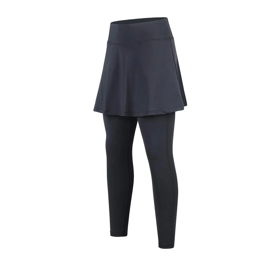 Turnhier Damen Leggings Tennis Rock mit Kopfhöreranschluss und Taschen,Tennisröcke Sportskort Laufskort Capris Yoga Leggings mit Röcken zum Golfen