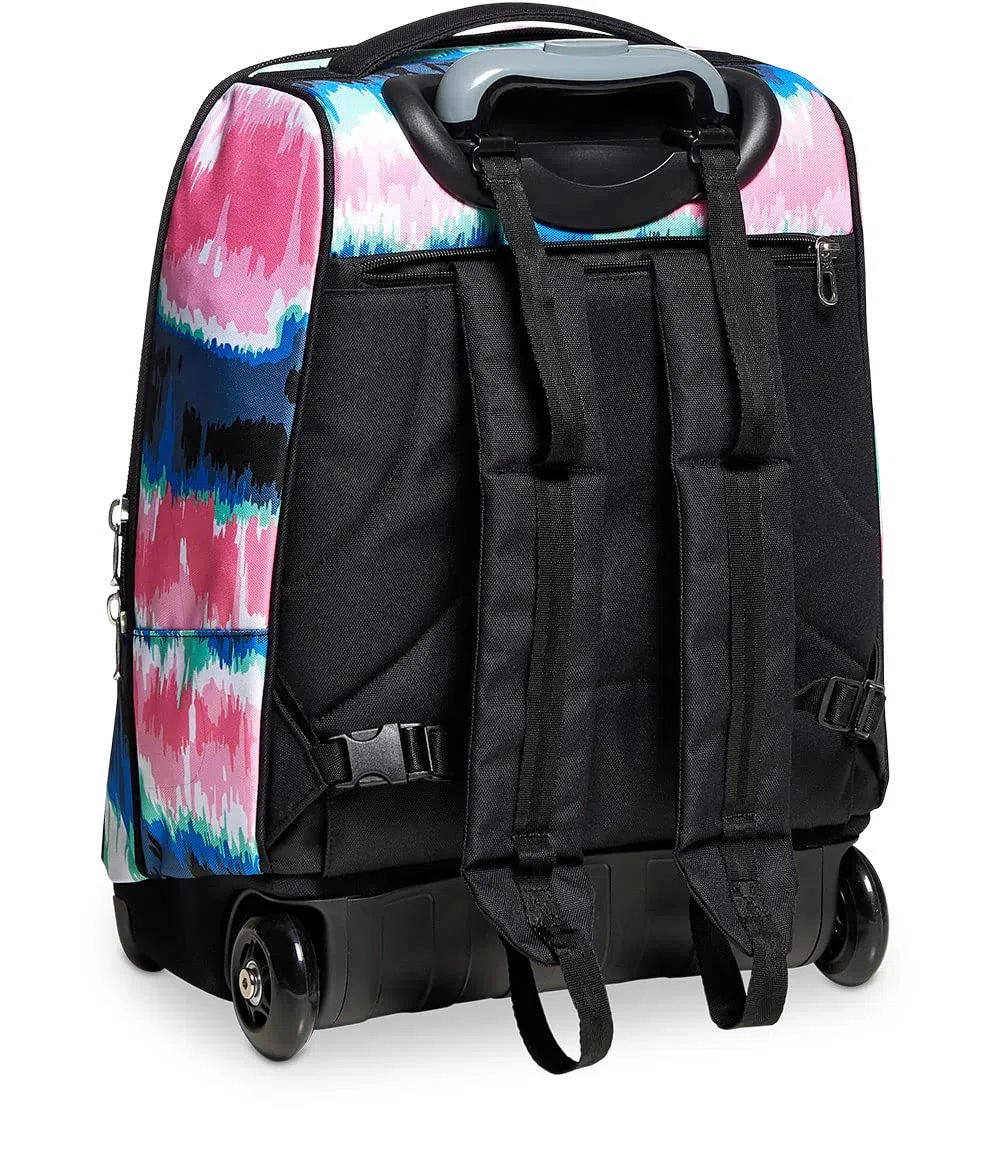 Seven Trolley SHADECOL Girl, 2 in 1,Rucksack mit Trolleyfunktion für Kinder,Schule, Reisen, Federmäppchen, Mehrfarbig, Federtasche für Schreibwaren,Kugelschreiber, &Mädchen & Jungen,Grundschule