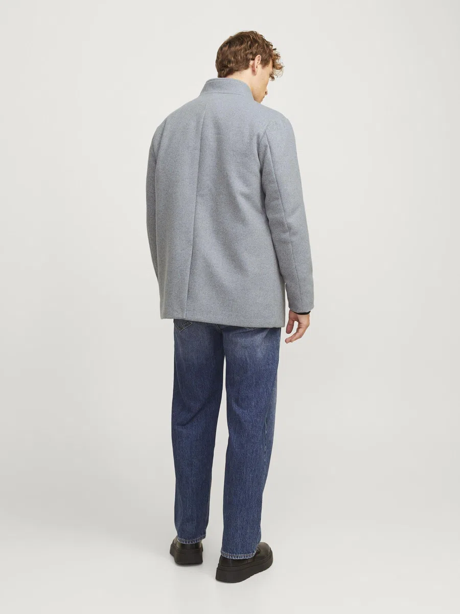 JACK & JONES Herren Mantel – Übergangsjacke & Wintermantel, Trenchcoat mit Stehkragen, Winddicht & Atmungsaktiv, Elegante Herren Jacke für Frühling, Herbst & Winter