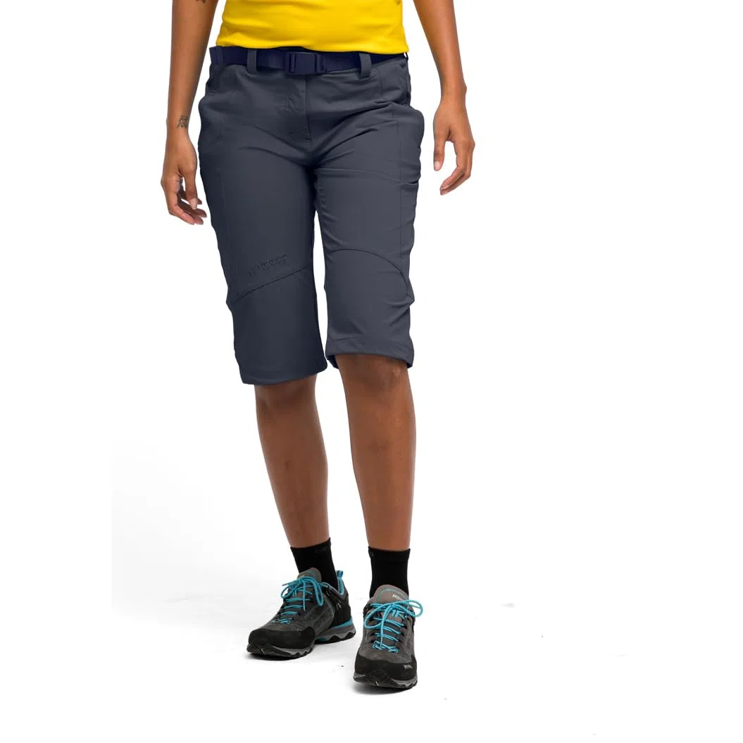 Maier Sports Kluane, Kurze Damen Wanderhose, Wasserabweisende Outdoorhose für Trekking und Hiking, PFC-frei, mSTRETCH pro 4 & Dryprotec