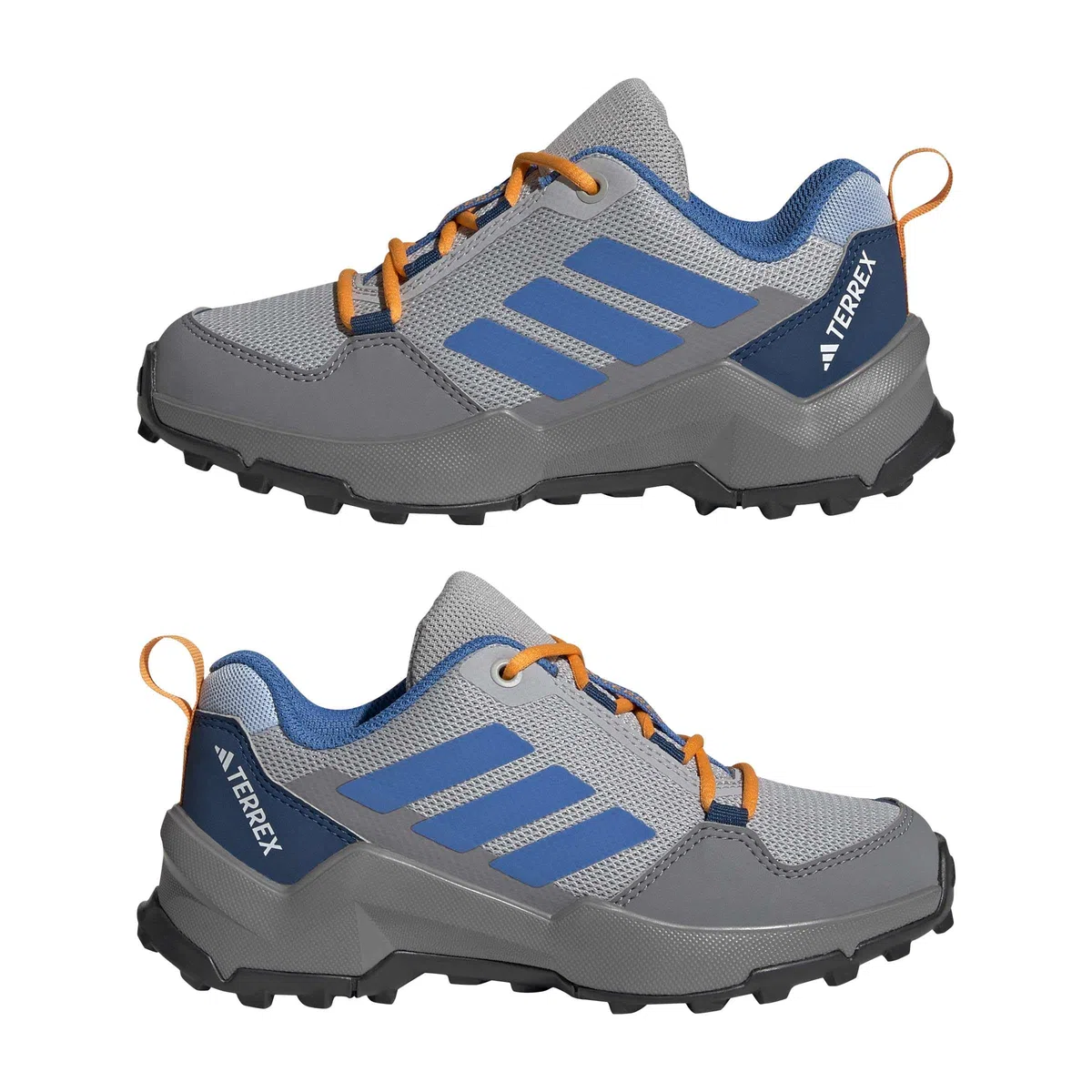 adidas Unisex Kinder Terrex Ax4S Hiking Kids Shoes, Grey Two/Glow Blue/Grey Three, 37 1/3 EU