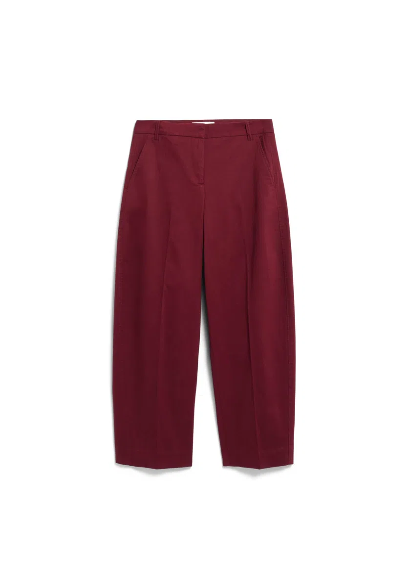 ARMEDANGELS Damen Webhose aus Bio-Baumwoll Mix Barrel Twill Regular Fit