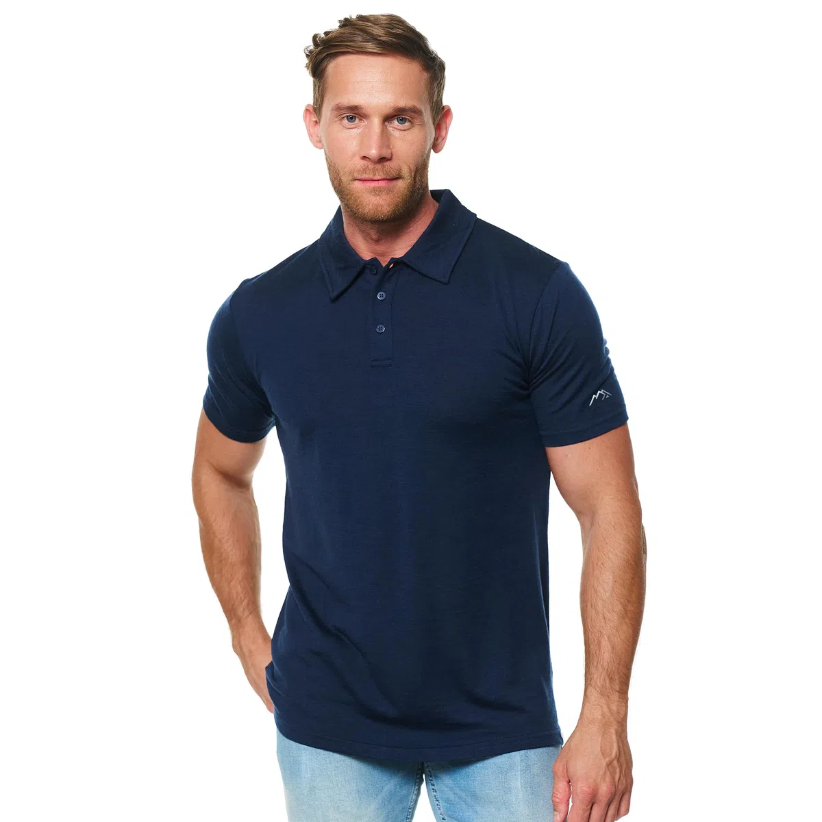 Merino.tech Premium Merino Poloshirt Herren – Kurzarm & Langarm Shirt – Outdoor & Alltag