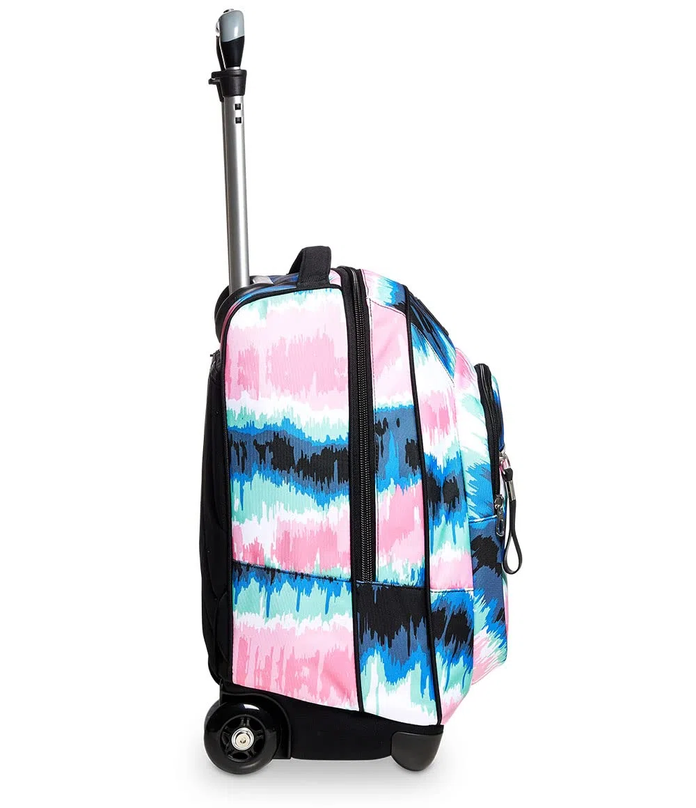 Seven Trolley SHADECOL Girl, 2 in 1,Rucksack mit Trolleyfunktion für Kinder,Schule, Reisen, Federmäppchen, Mehrfarbig, Federtasche für Schreibwaren,Kugelschreiber, &Mädchen & Jungen,Grundschule