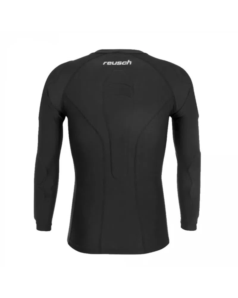 Reusch Torwart-Unterziehshirt Herren |Kompressionsshirt mit Protektoren | stoßabsorbierende Pads an Ellenbogen, Brust & Schultern | Bewegungsfreiheit für Training & Spiel | Compression Shirt Padded