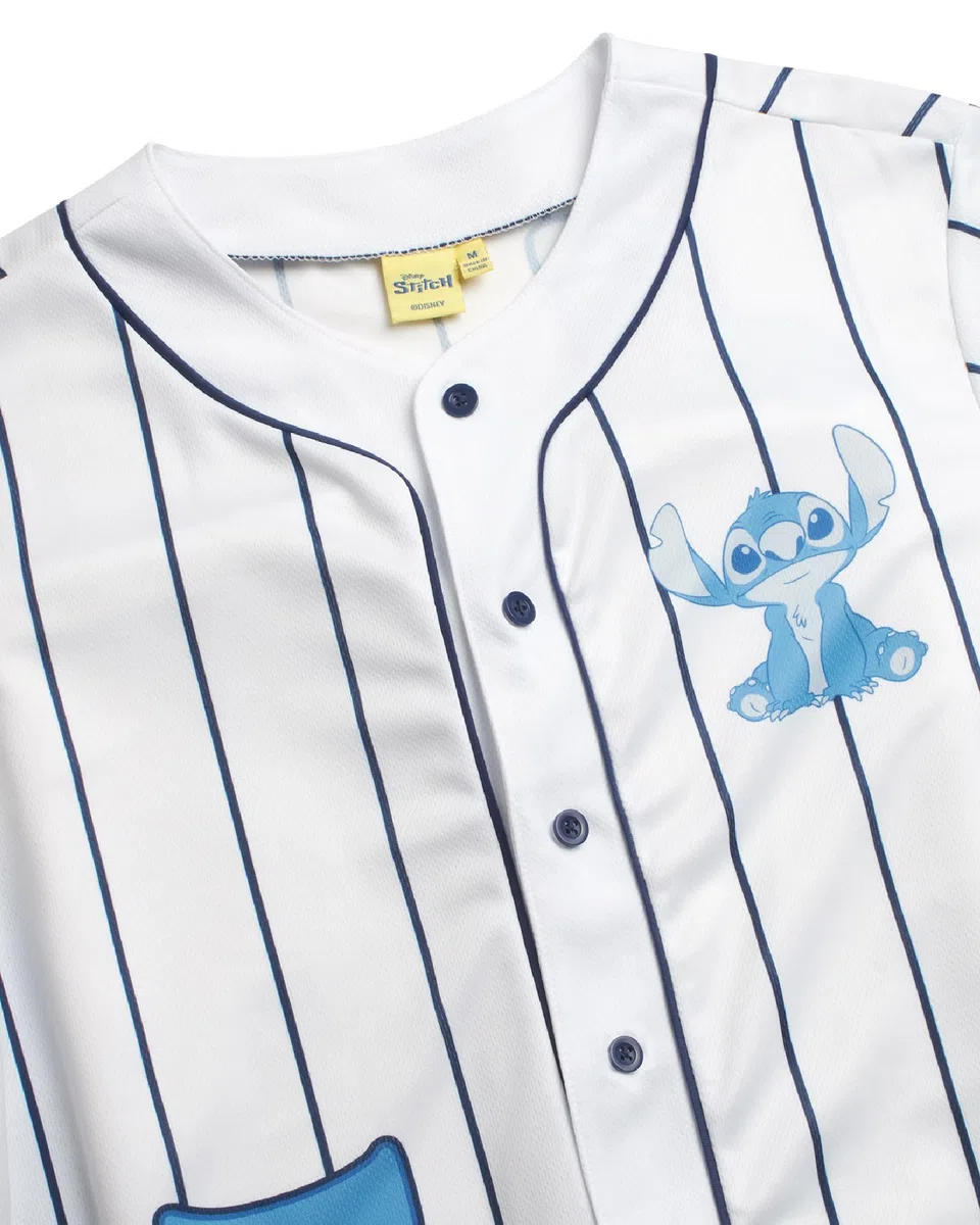 Disney Damen Baseballtrikot – Mickey Mouse Lightning McQueen Marie, Lilo und Stitch Damen-Baseballshirt (Größen: S-XL)