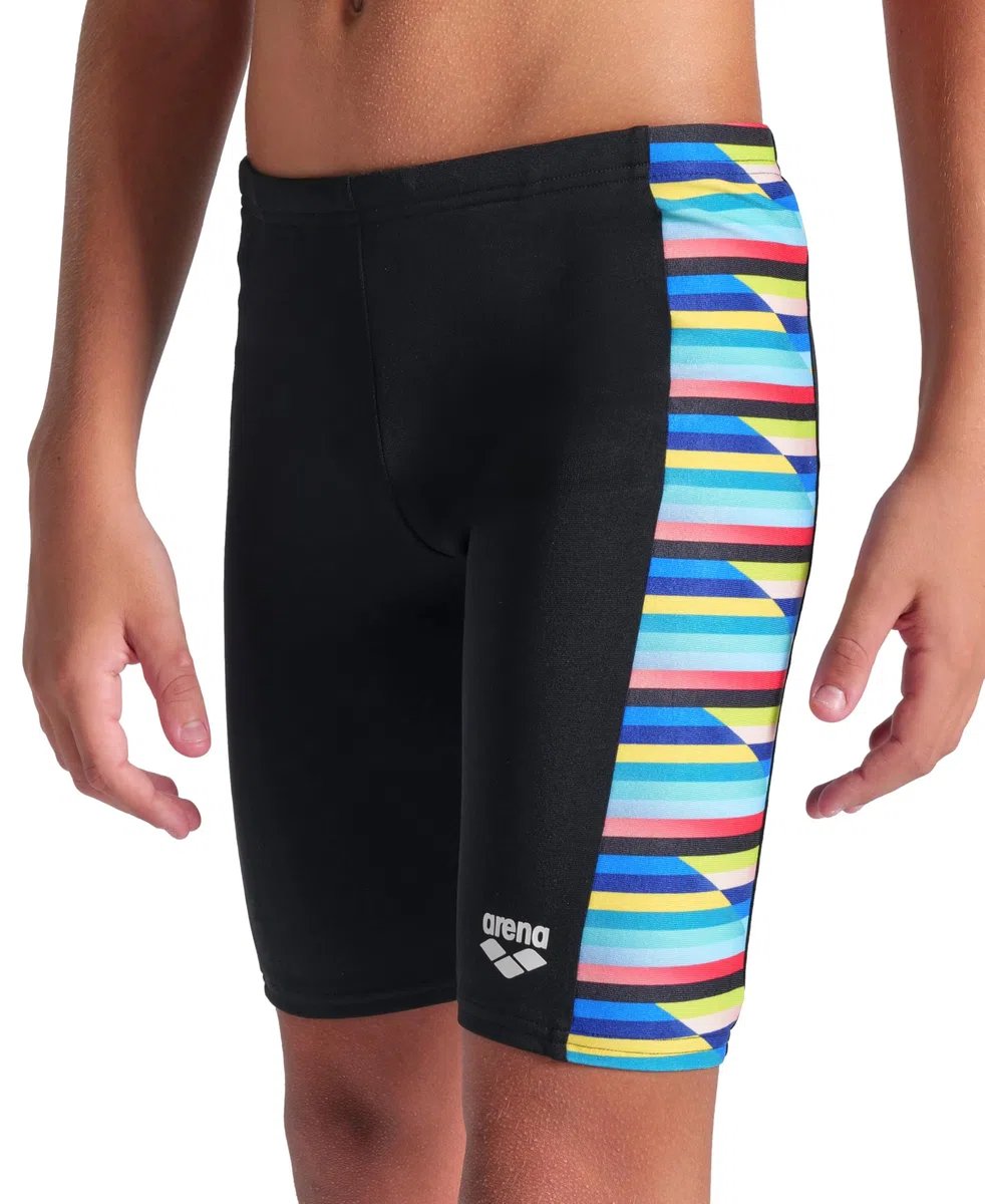 ARENA Jungen Boys Performance Racing Stripe Competitive Athletic Swim Jammers Badehose
