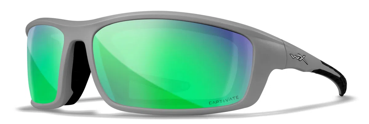 Wiley X | WX Grid | Sonnenbrille Herren | Sportbrille Polarisiert │ Ideal bei Ourdoor-Aktivitäten Sport Fahrradbrille Wassersport | 100% UVA/UVB-Schutz