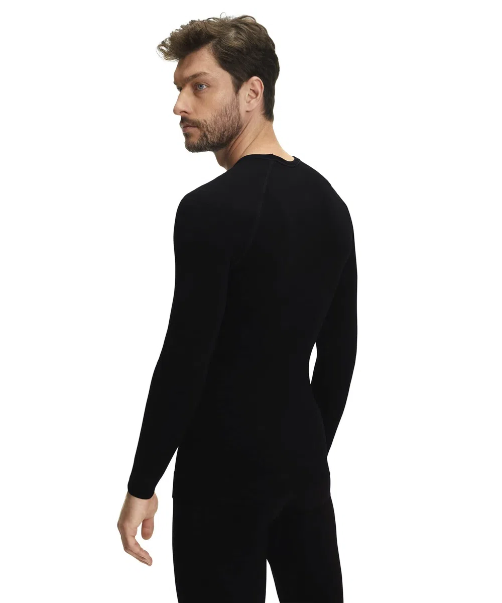 FALKE Herren Maximum Warm Round Neck Funktionsshirt Langarm schnelltrocknendes atmungsaktives nachhaltiges Funktionsmaterial kalte bis sehr kalte Temperaturen Funktionsunterwäsche 1 Stück