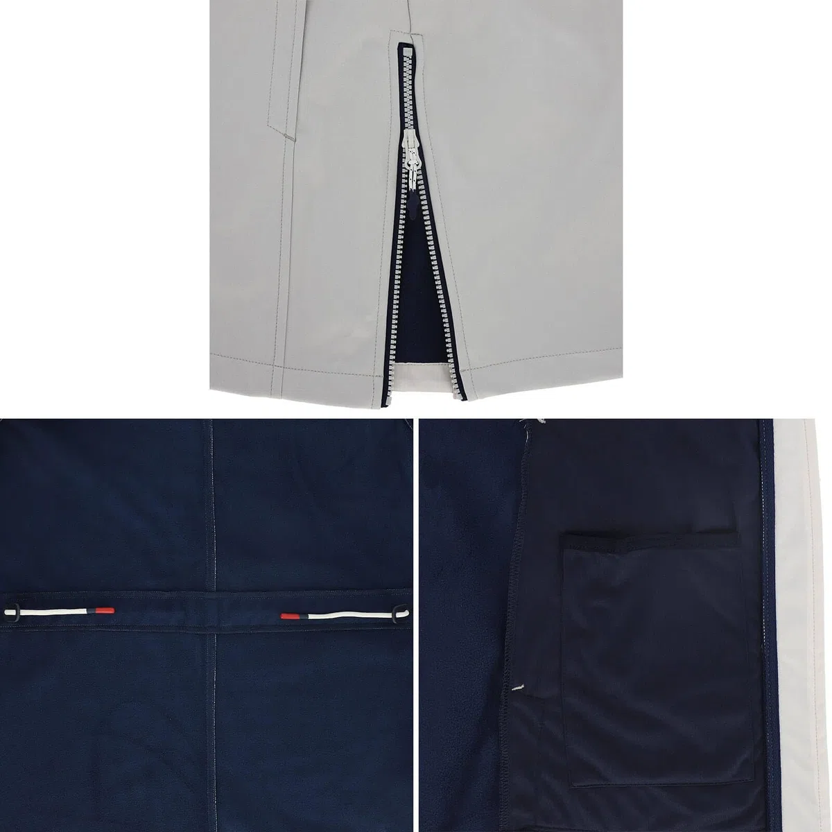 Dry Fashion Damen Softshellmantel Hooge Softshelljacke Cremeweiß, Größe 36 | Atmungsaktiv, Wind- & wasserabweisend, Zwei-Wege-Reißverschluss, Verstellbare Taille & Armbündchen, Reißverschlusstaschen