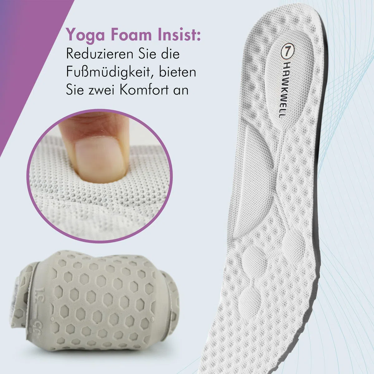Hawkwell Damen Leichte Komfort Krankenschwester Schuhe rutschfeste Stillschuhe,Weiß EU 39