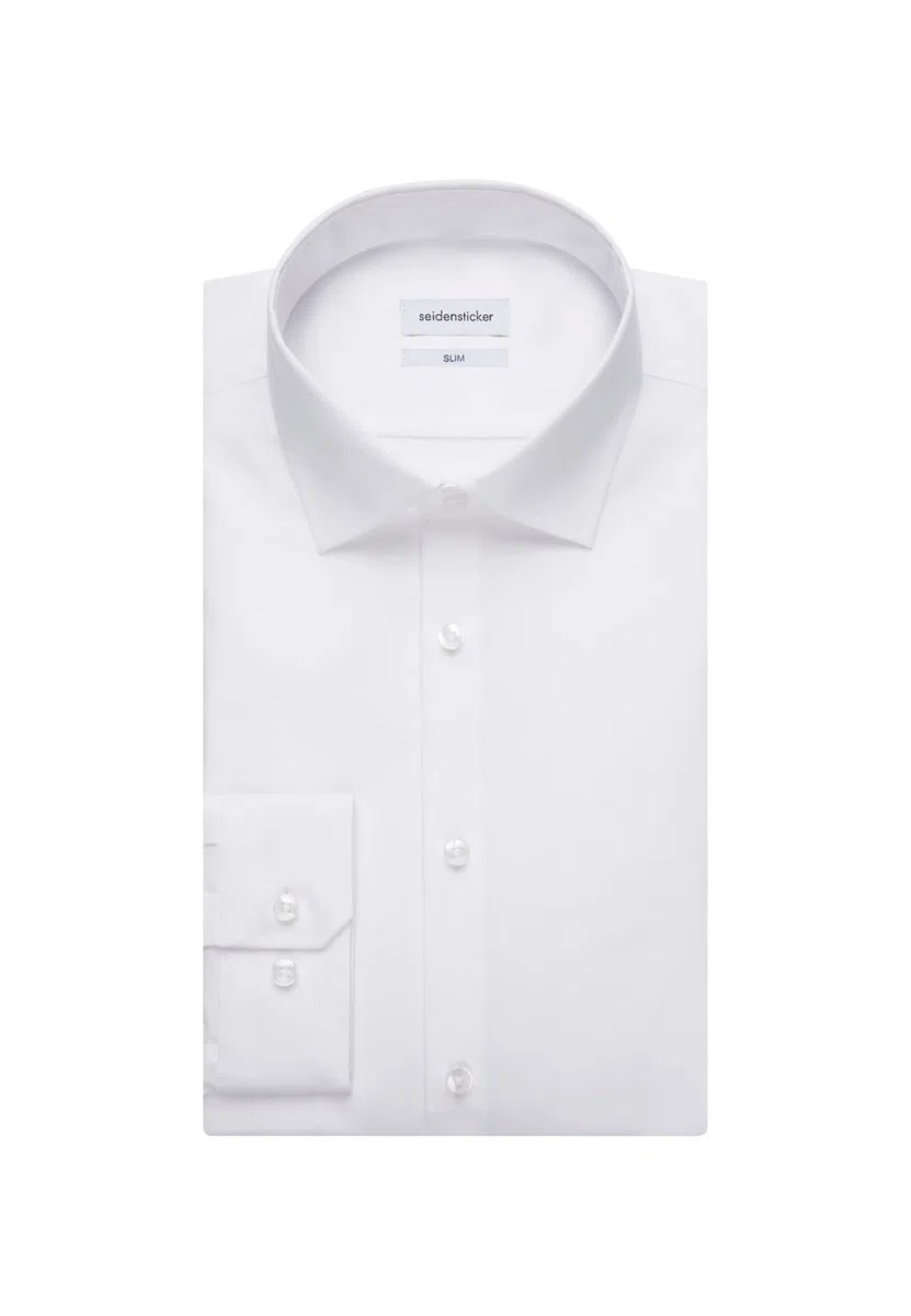 Seidensticker Herren Men Slim Longsleeve Cotton Hemd (1er Pack)