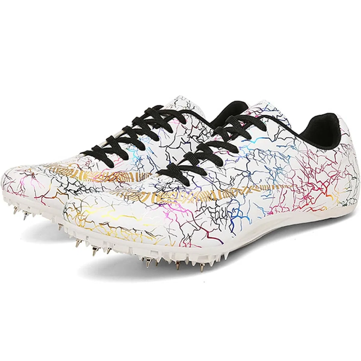 Leichtathletik Spike Lauf Sprint Schuhe Herren Licht Laufschuhe Für Sprints 8 abnehmbaren Nägel Leichtathletikschuhe mit Spikes Sprint Herren Kinder Damen Jugendsportschuhe