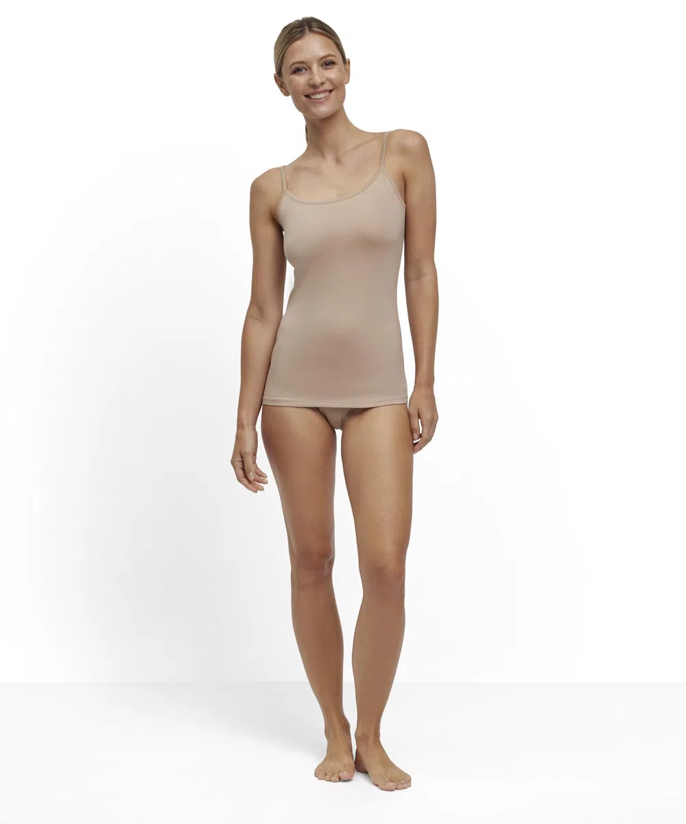 FALKE Damen Daily Comfort 2-Pack Unterwäsche bequemes Unterhemd hautfreundlich ärmellos mit Rundhals Ausschnitt im Multipack schnelltrocknende atmungsaktive nachhaltige Baumwolle 2 Stück