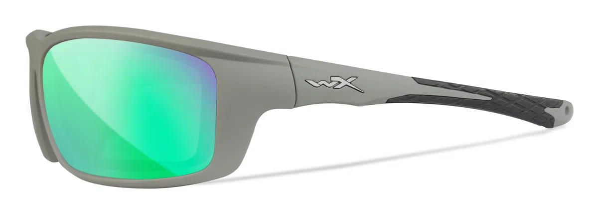Wiley X | WX Grid | Sonnenbrille Herren | Sportbrille Polarisiert │ Ideal bei Ourdoor-Aktivitäten Sport Fahrradbrille Wassersport | 100% UVA/UVB-Schutz