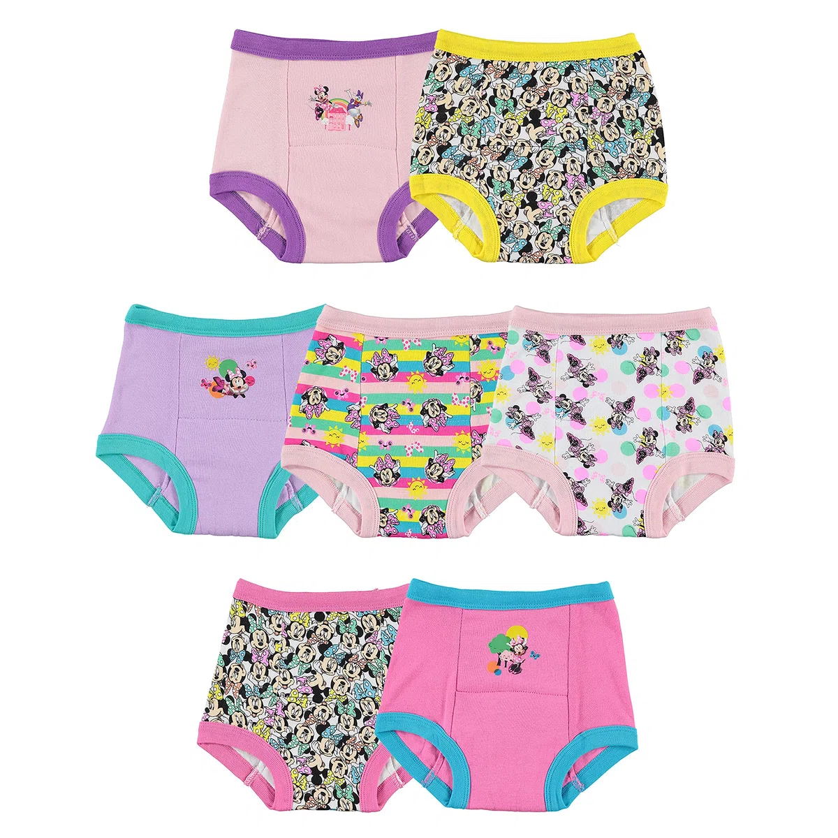 Disney Baby-Mädchen Kleinkind, Trainerhöschen, aufs Töpfchen gehen (7er Pack)
