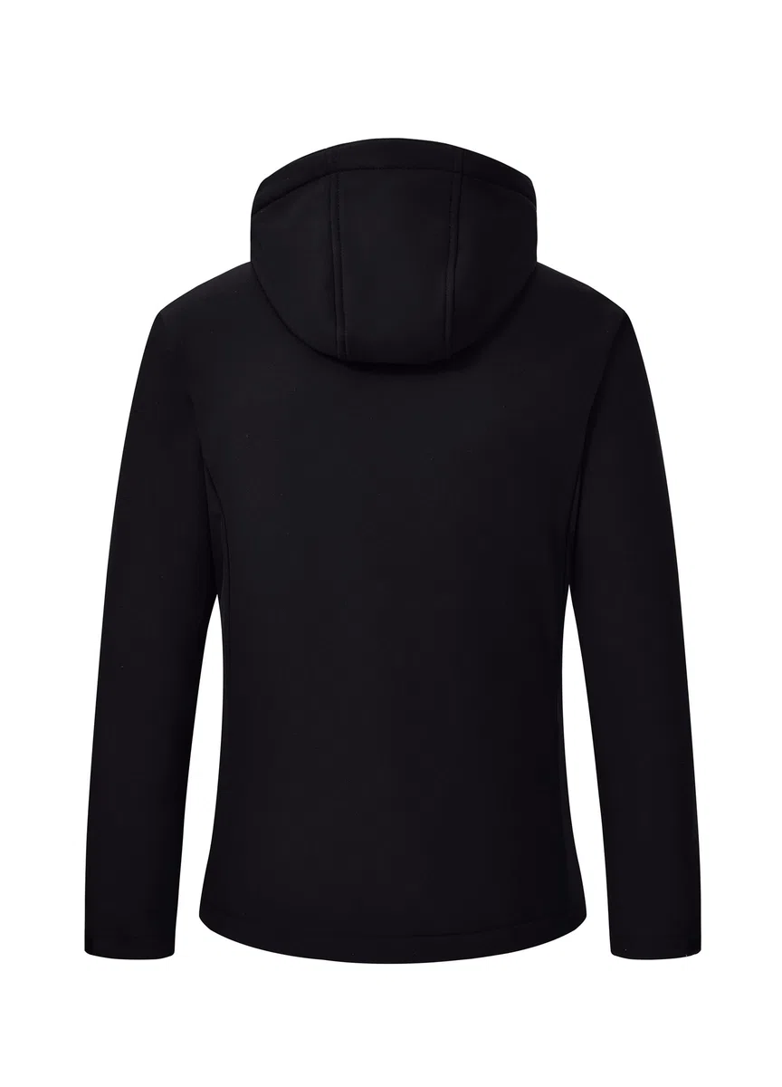 Softshelljacke Damen Wasserdichte Übergangsjacke Atmungsaktive Regenjacke Winddichte Jacke Gefüttert Kapuze für Outdoor Wandern S-3XL