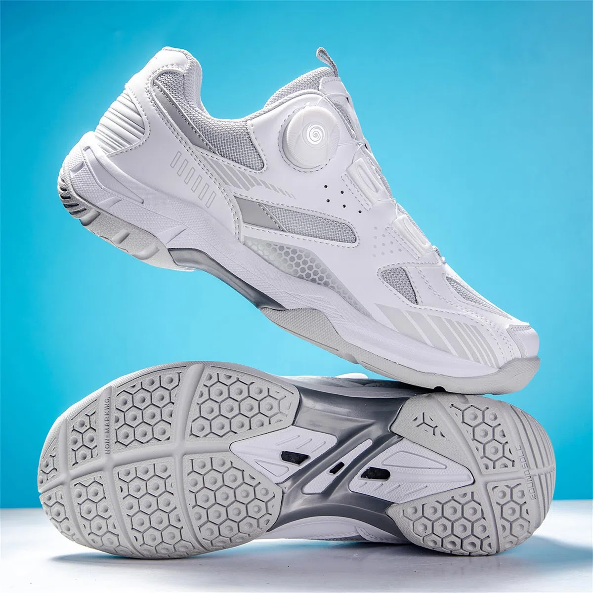 Badminton-Schuhe Leichte Tischtennis- Und Pickleball-Schuhe Für Herren Damen All-Court-Sneaker Nicht Abfärbend rutschfest