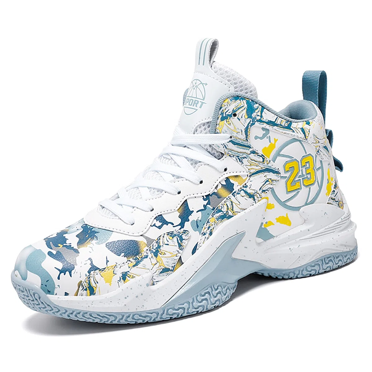 Herren Basketballschuhe High Top Sportschuhe Casual Atmungsaktiv Tennis Schuhe Herren Gym Sneaker Hallenschuhe