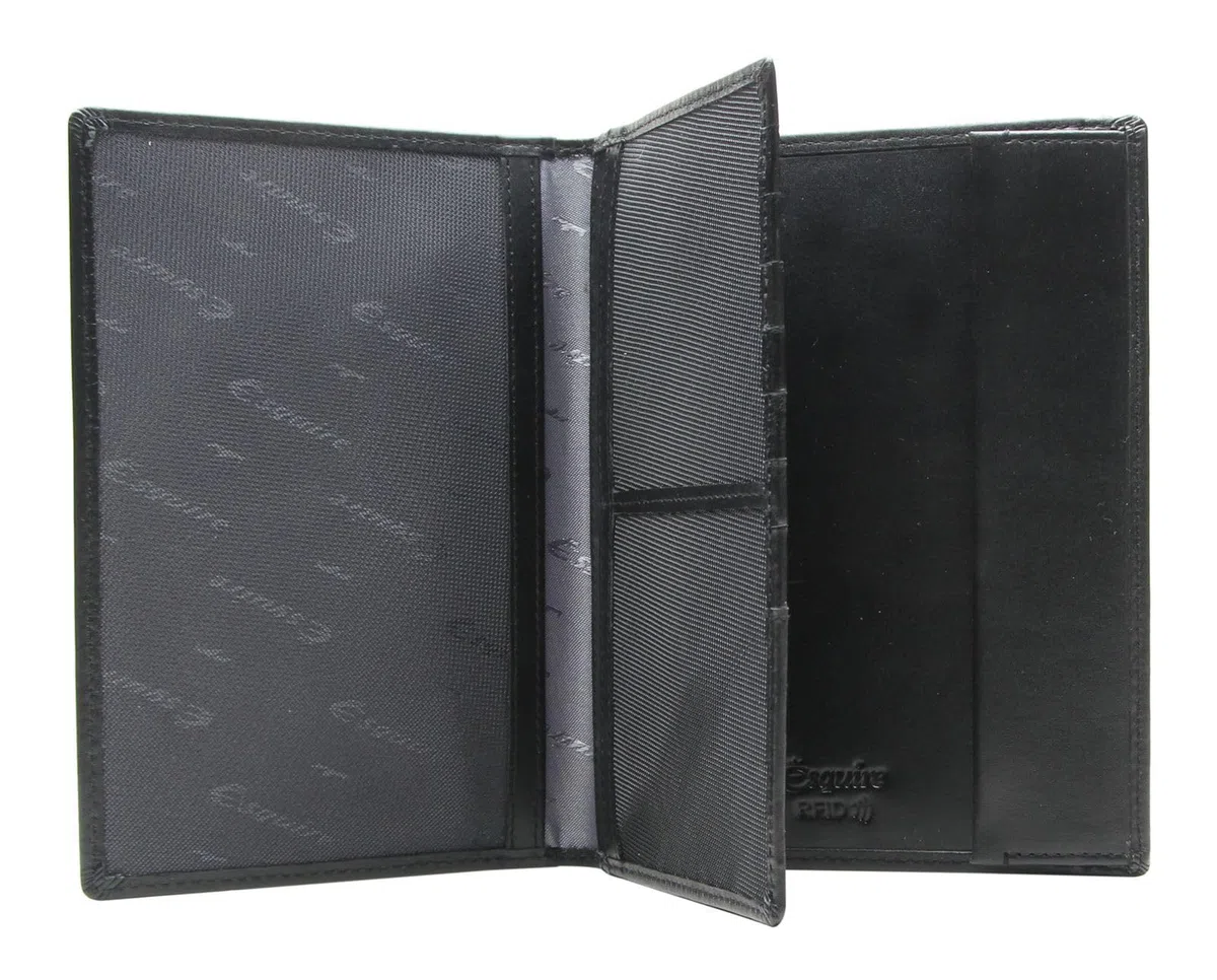 Esquire Ausweisetui New Silk Brieftasche Black schwarz