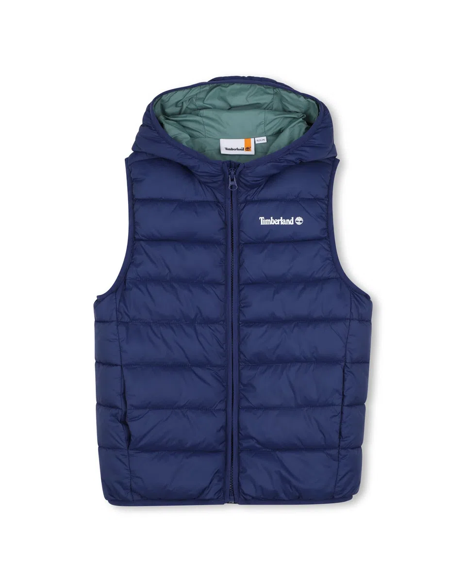 Timberland Puffer Jacke Ärmellos Jungen Blau 12 Jahre