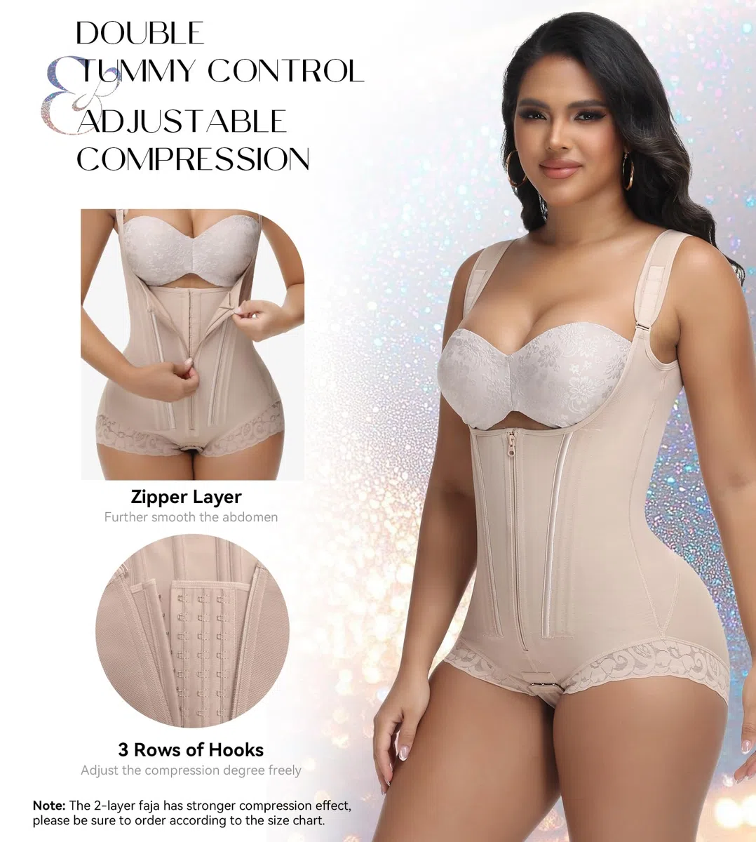 SHAPSHE Fajas Colombianas Moldeadoras Postpartum Stage 1/2/3 Body Shaper Korsett Shapewear Hohe Kompression Kleidungsstück für Frauen