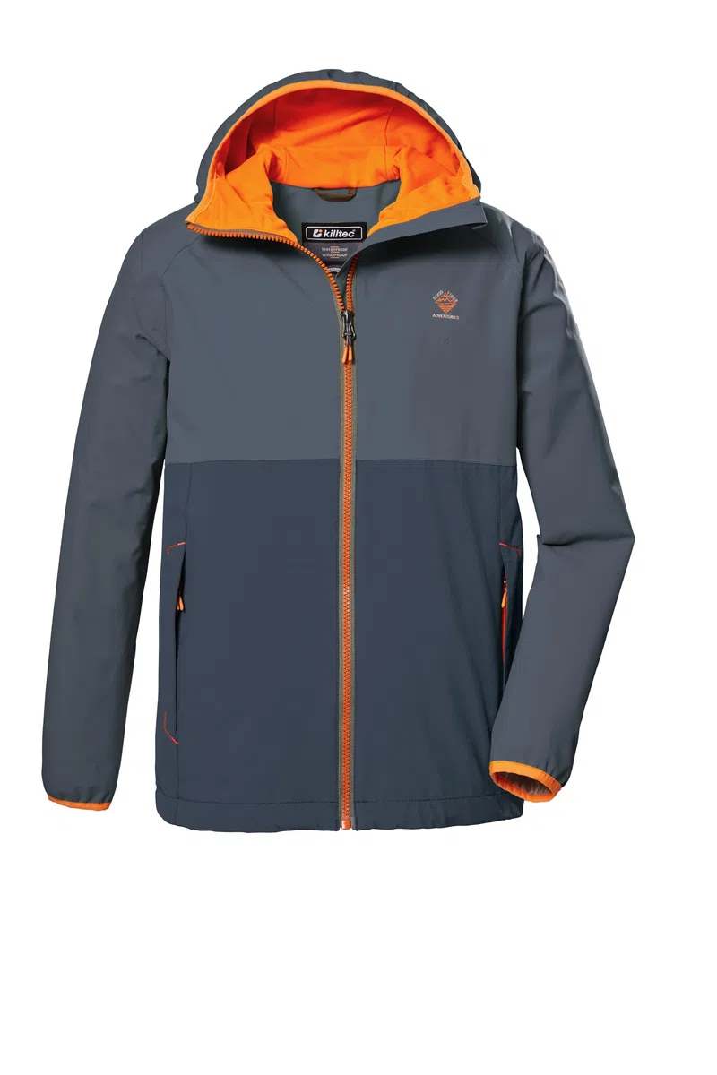 Killtec Jungen Kos 276 Bys Jckt Funktionsjacke ist wasserdicht/Outdoorjacke mit Kapuze