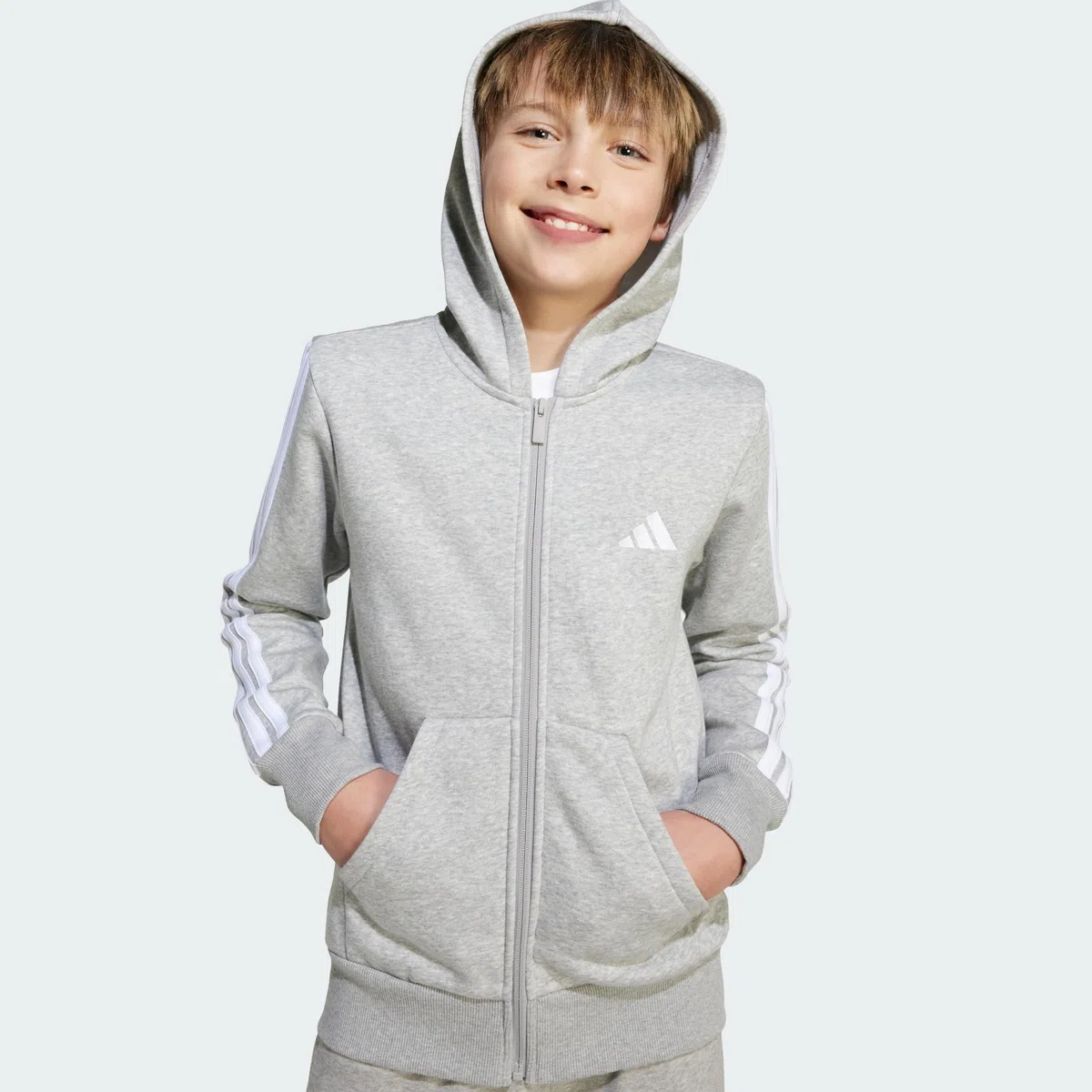 adidas Unisex Kids Essentials Kids Kapuzenjacke