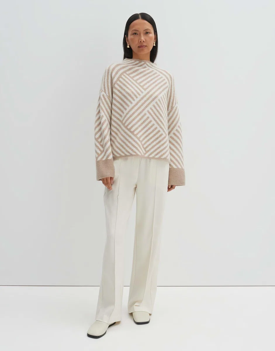 someday Damen Pullover | Strickpullover Tonica Loose mit Wolle und Mohair