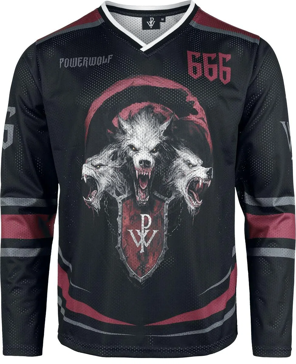 Powerwolf Hockey Jersey Männer Trikot Multicolor Activewear, Band-Merch, Bands, Sport, Trikots