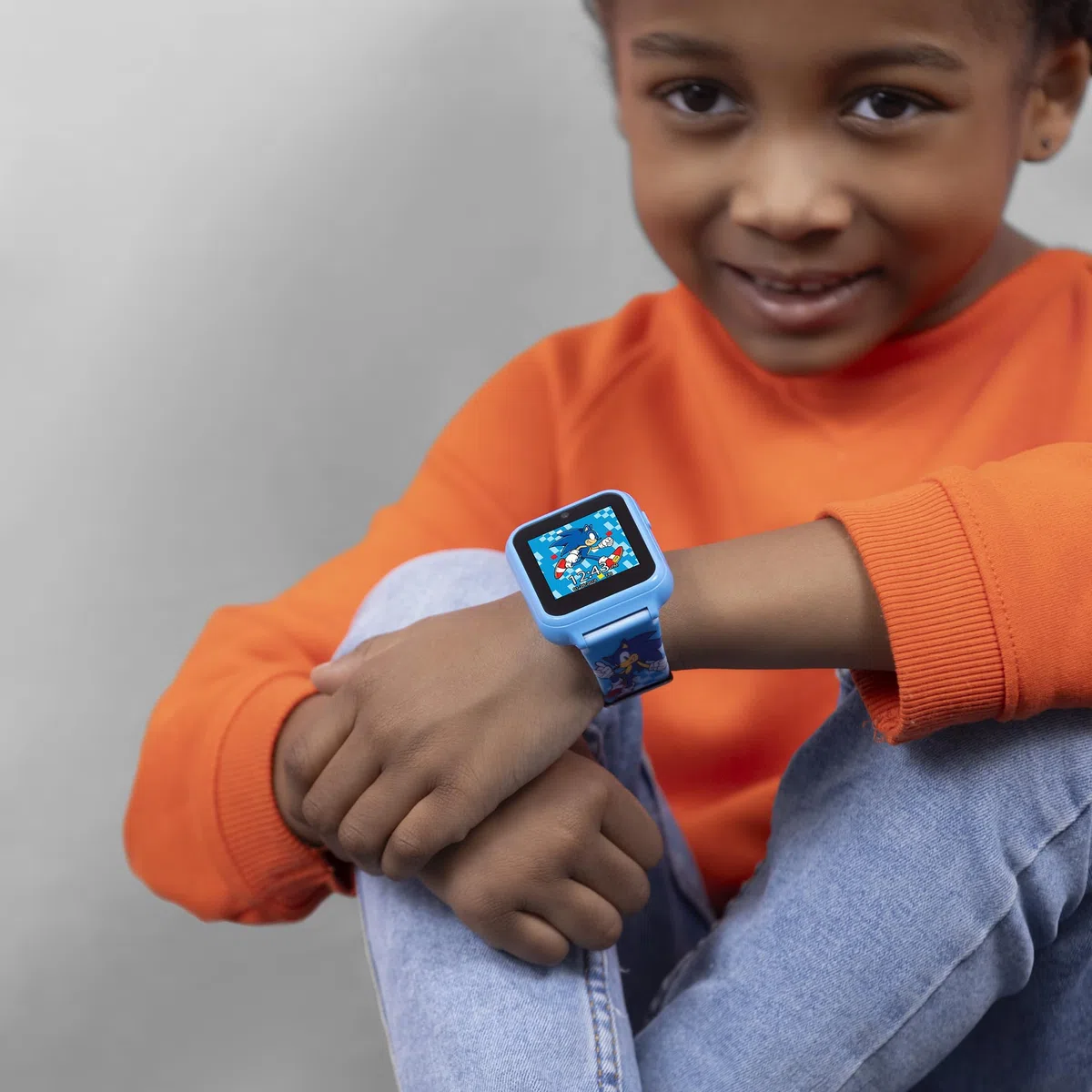 Sonic , Jungen Smart-Watch, Blue Printed, SNC4055