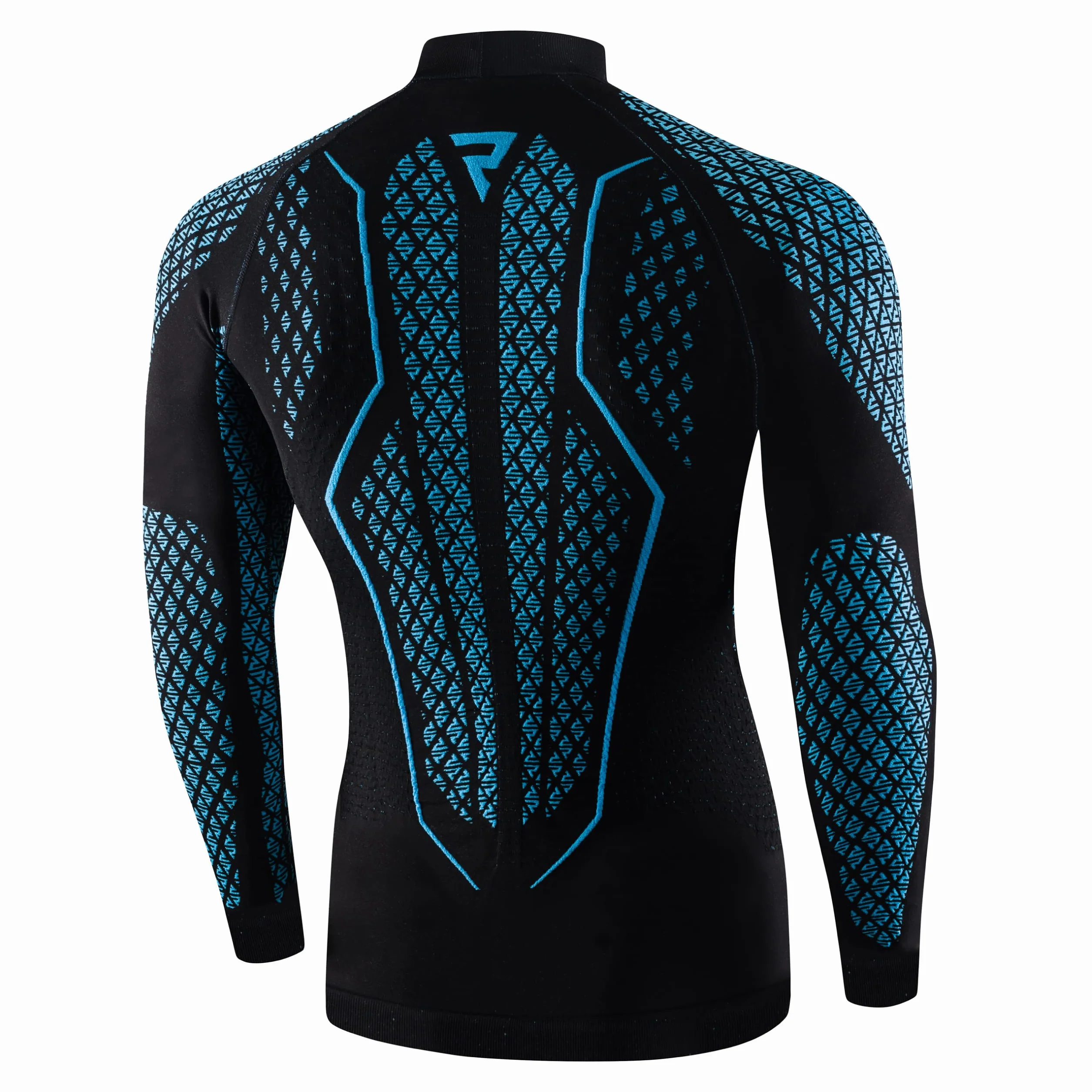 REBELHORN Therm II Thermo Jersey Herren | Langarm | Thermounterwäsche | Funktionsshirt | Feuchtigkeitsableitend | Atmungsaktiv | Kompressionszonen | Thermomotorradkleidung für kalte Tage