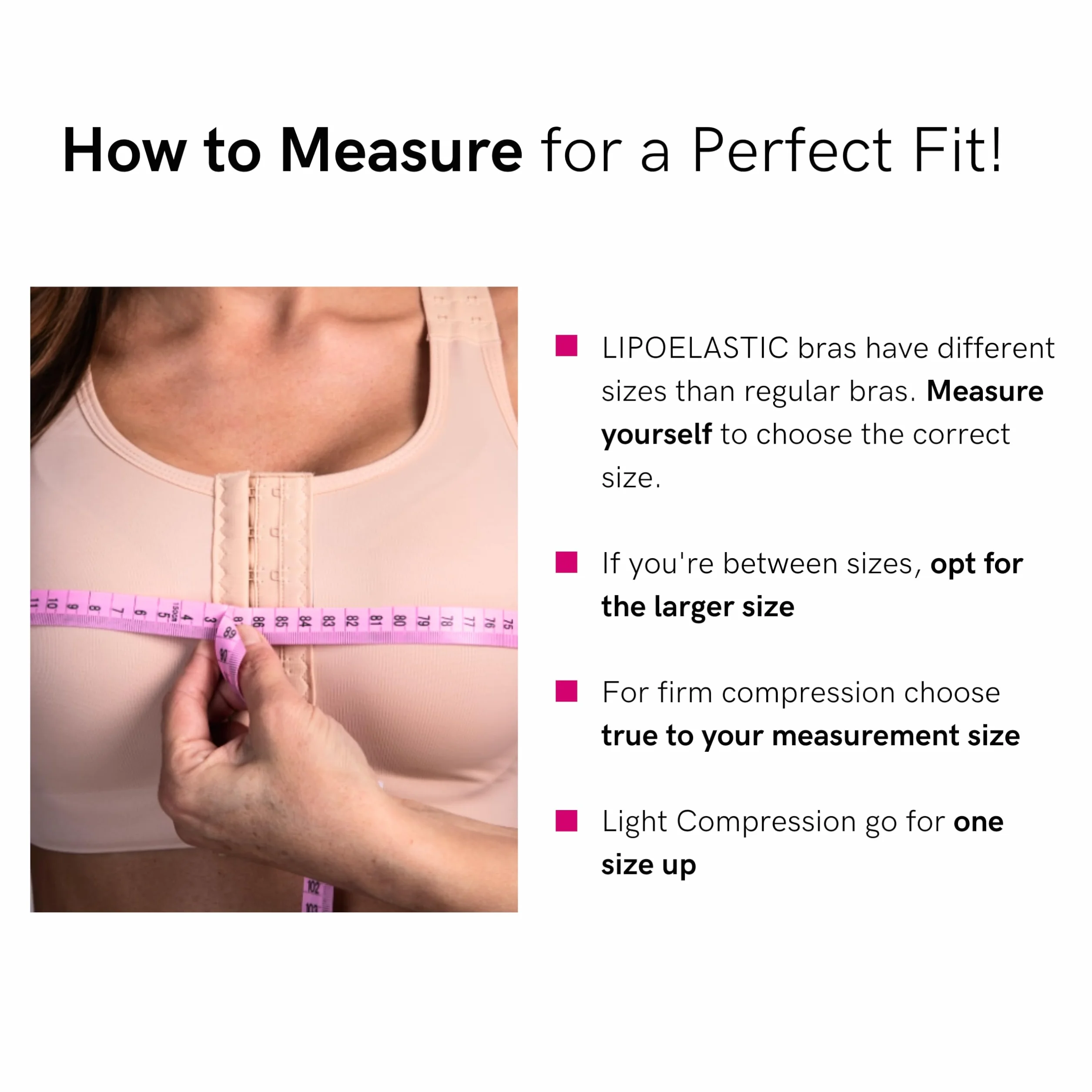 LIPOELASTIC Kompressions-BH PI Active – Nahtloser postoperativer BH aus Baumwolle | postoperativer Stütz-BH & Sport-BH nach Einer Brust-OP, Mastektomie BH, medizinischer BH