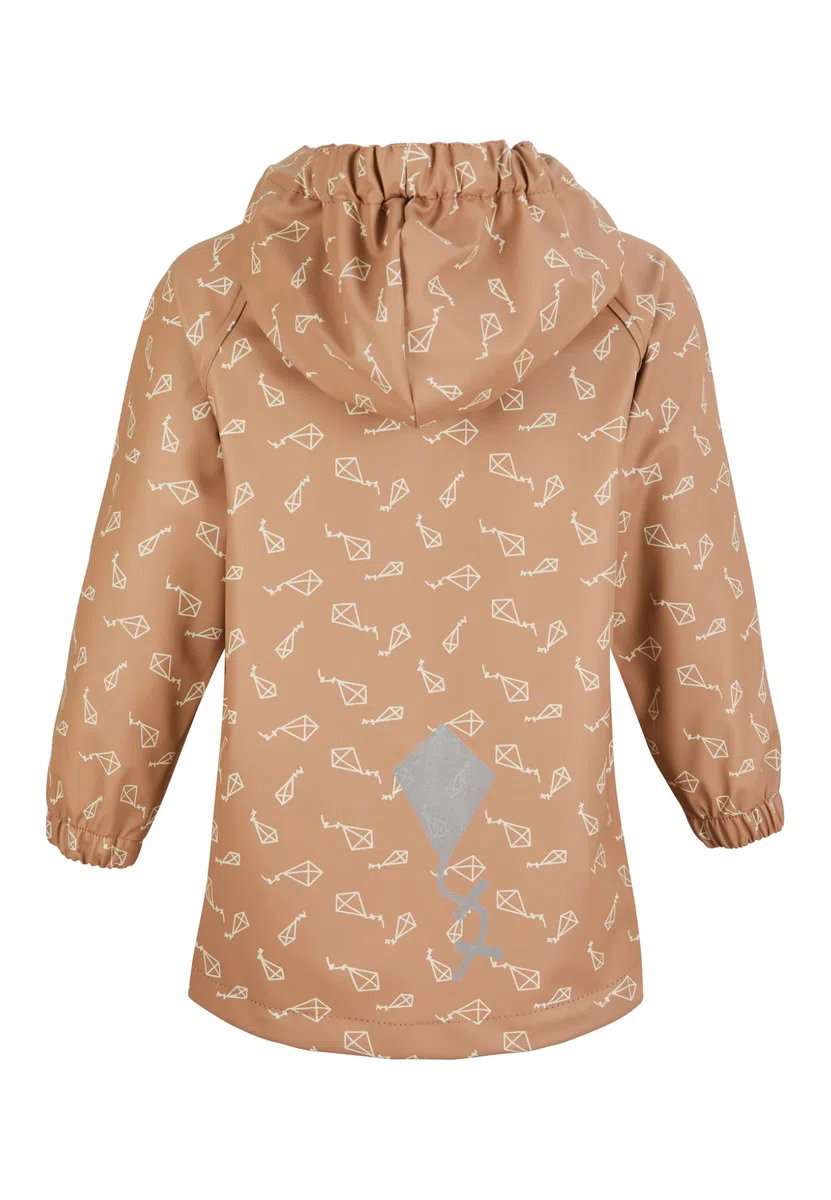 Sterntaler Regenjacke ungefüttert Drachen - Kinder Regenjacke wasserdicht - Jungen Jacke mit verschweißten Nähten Kapuze und reflektierendem Detail - robuste Regenbekleidung