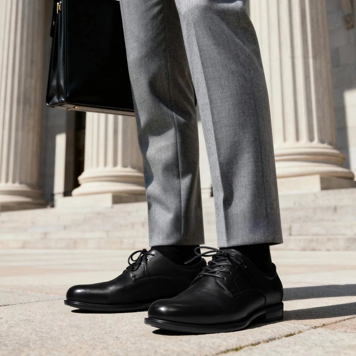 Bruno Marc Herren Schnürschuhe aus Leder Klassische Modelle Bequeme Oxfords Business Anzugschuhe