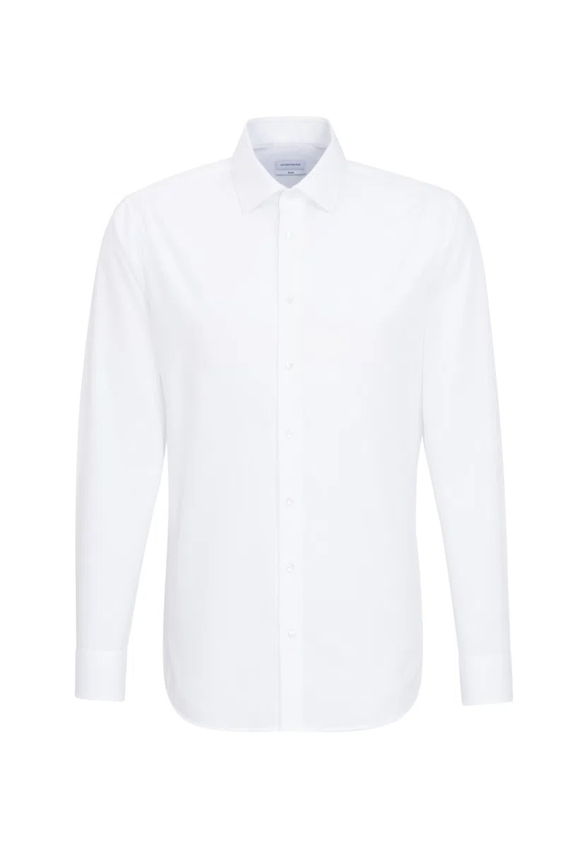 Seidensticker Herren Men Slim Longsleeve Cotton Hemd (1er Pack)