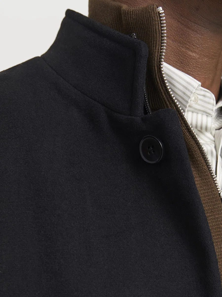 JACK & JONES Herren Mantel – Übergangsjacke & Wintermantel, Trenchcoat mit Stehkragen, Winddicht & Atmungsaktiv, Elegante Herren Jacke für Frühling, Herbst & Winter