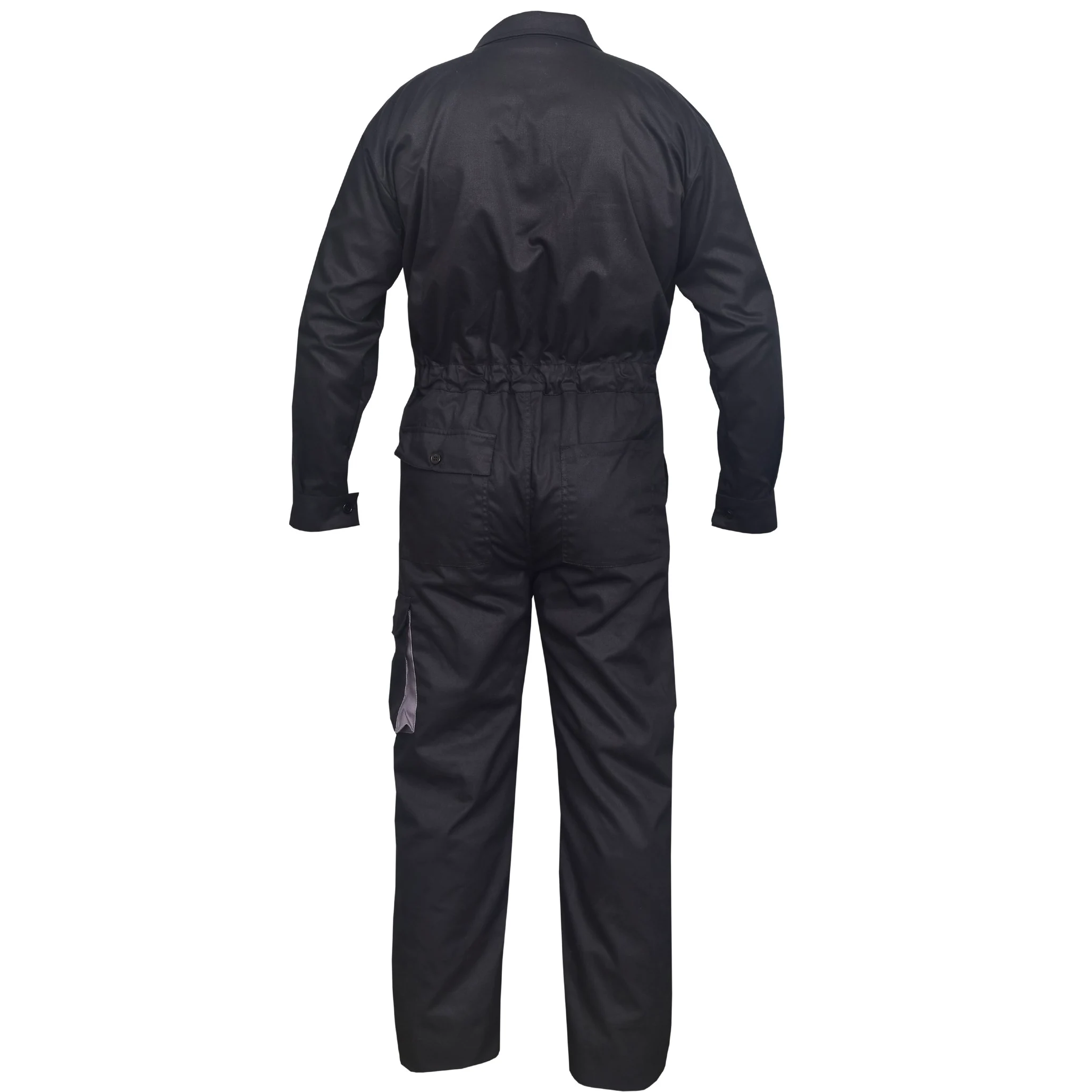 NORMAN Schwarze Arbeitskleidung Herren Overalls Kessel Overall Mechanik