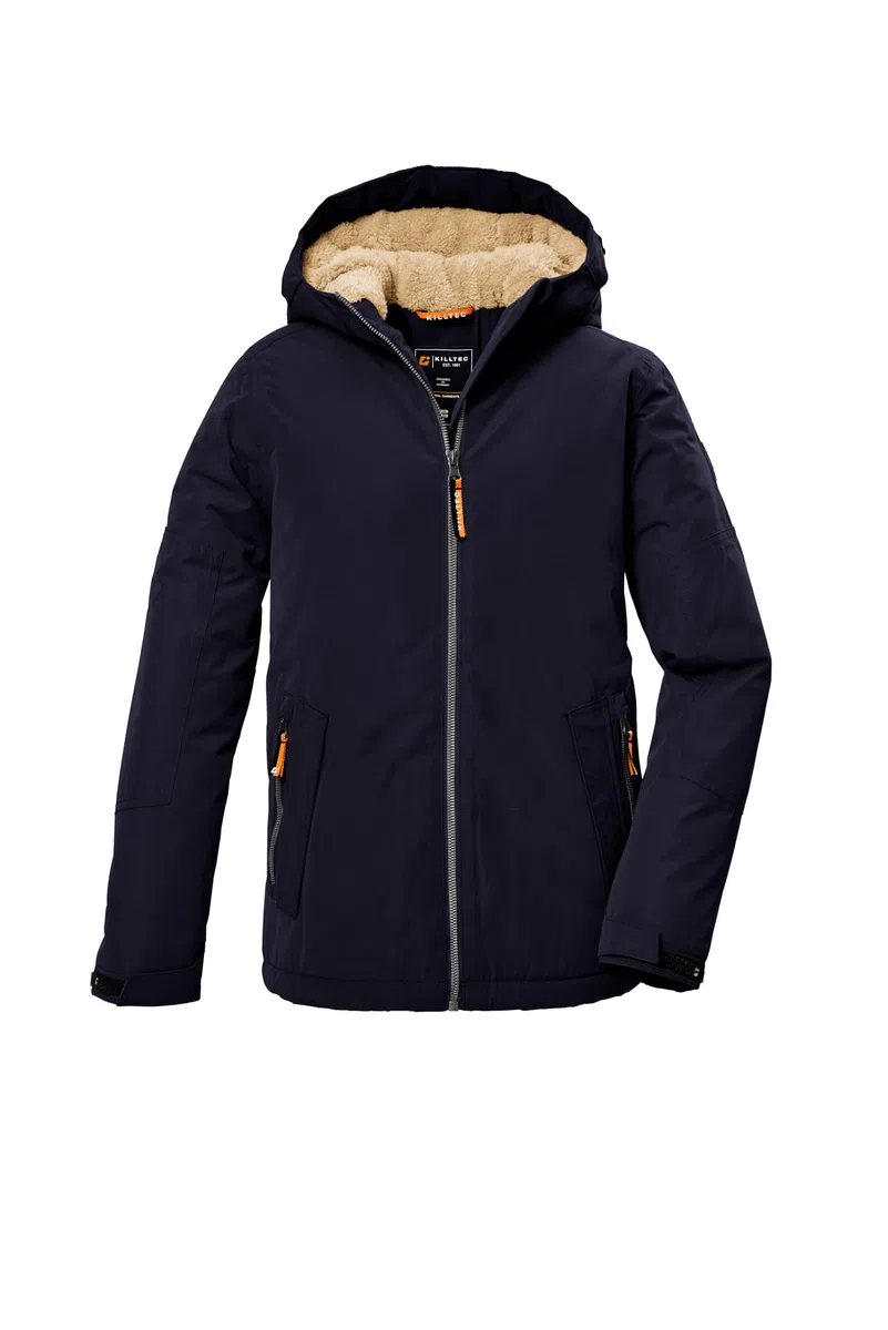 Killtec Jungen Kow 377 Bys Jckt Funktionsjacke/Winterjacke mit Kapuze
