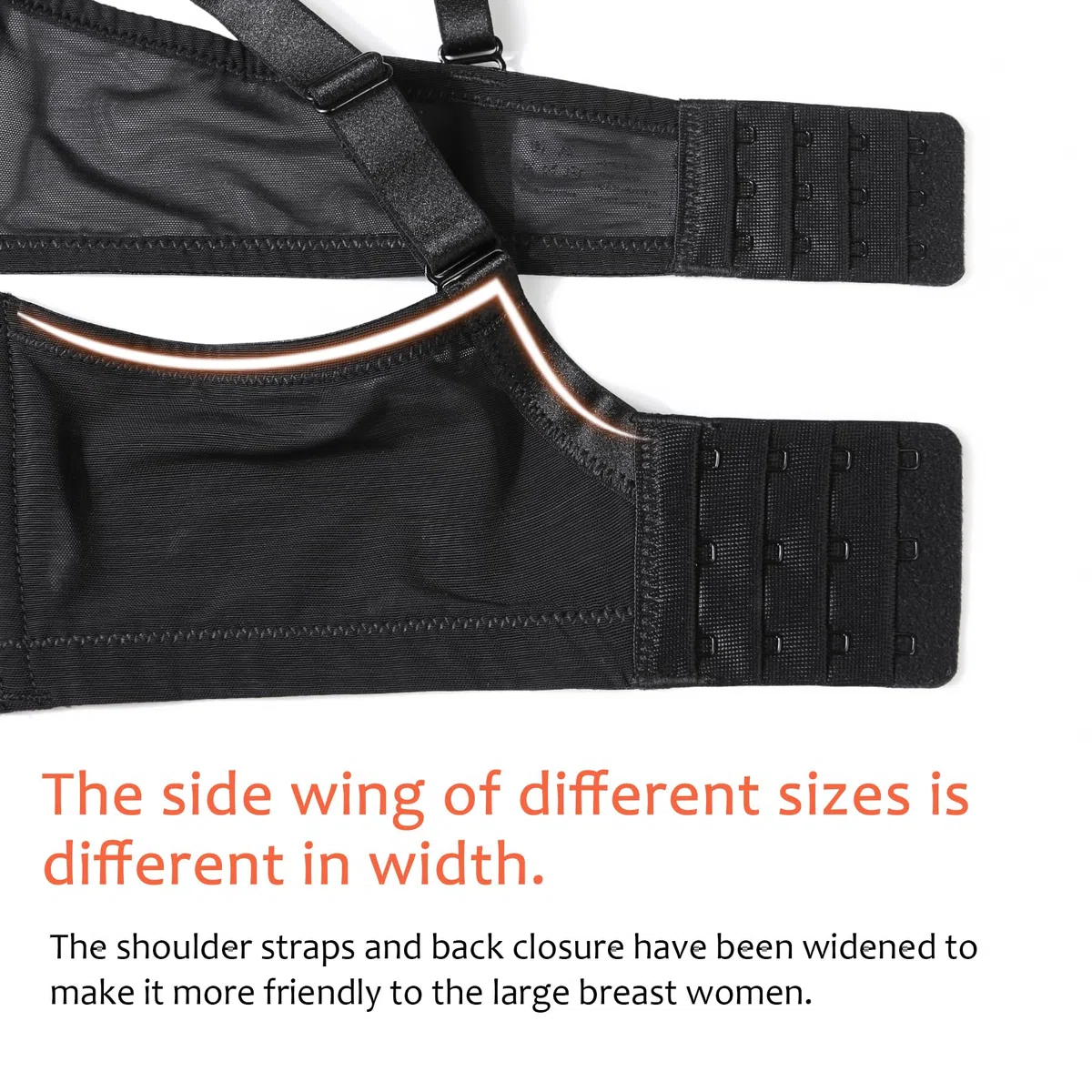 DotVol Damen Große Größen Minimizer BH Durchsichtige Ungepolsterte Spitze Unterwäsche Alltag Bra mit Schnürung