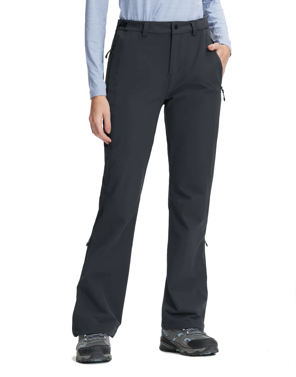 Pioneer Camp Wanderhose Damen 3-in-1,Funktionshose mit Reißverschluss-Convertible, Wasserdicht & Atmungsaktiv | Schnelltrocknend | 4-Wege-Stretch für Trekking, Radfahren