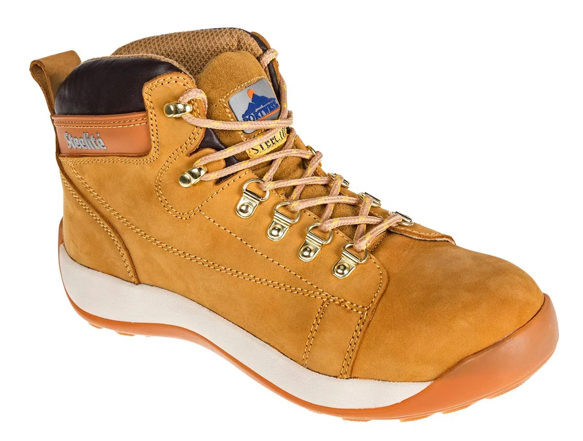 Portwest Steelite halbhoher Stiefel SB HRO, Größe: 47, Farbe: Honig, FW31HOR47