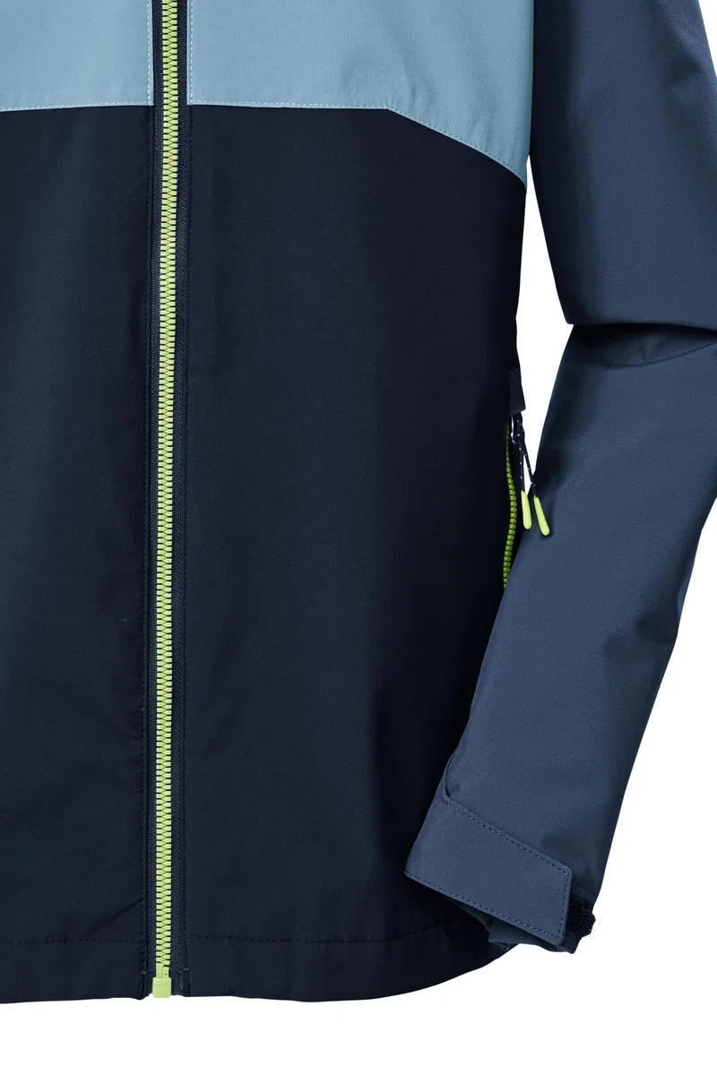 Killtec Jungen Kos 147 Bys Jckt Funktionsjacke/Regenjacke wasserdicht mit Kapuze